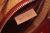 Authentic Louis Vuitton Vernis Reade PM Hand Bag Red M91088 LV 1869I