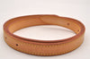 Authentic Louis Vuitton Leather Shoulder Strap For Bucket GM 31.9" Beige 1869J