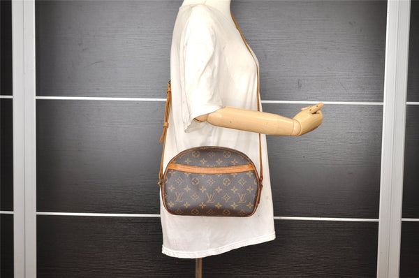 Authentic Louis Vuitton Monogram Blois Shoulder Cross Body Bag M51221 LV 1871I