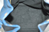 Authentic Louis Vuitton Epi Noe Shoulder Drawstring Bag Blue M44005 LV 1872I