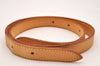 Authentic Louis Vuitton Leather Shoulder Strap For Bucket GM 31.9" Beige 1872J