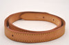 Authentic Louis Vuitton Leather Shoulder Strap For Bucket GM 31.9" Beige 1872J