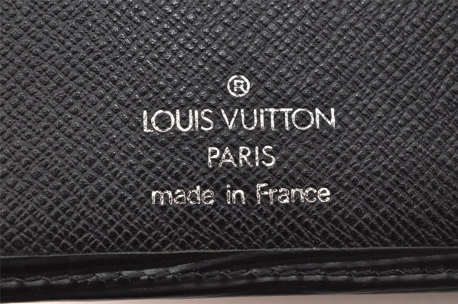 Authentic Louis Vuitton Epi Porte Billets Compact Wallet Black M63552 LV 1872K