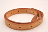 Authentic Louis Vuitton Leather Shoulder Strap For Bucket GM 31.9" Beige 1873J