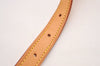 Authentic Louis Vuitton Leather Shoulder Strap For Bucket GM 31.9" Beige 1873J