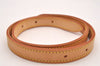 Authentic Louis Vuitton Leather Shoulder Strap For Bucket GM 31.9" Beige 1873J