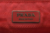 Authentic PRADA Vintage Nylon Enamel 2Way Shoulder Tote Bag Orange 1873K