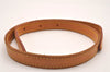 Authentic Louis Vuitton Leather Shoulder Strap For Bucket PM 27.6" Beige 1874J