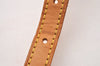 Authentic Louis Vuitton Leather Shoulder Strap For Bucket PM 27.6" Beige 1874J