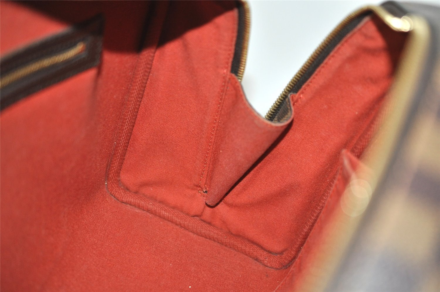 Authentic Louis Vuitton Damier Nolita Hand Boston Bag N41455 LV 1875I