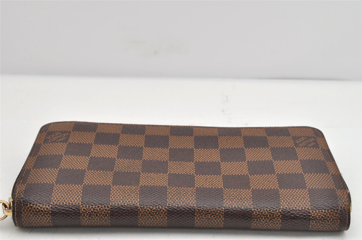 Authentic Louis Vuitton Damier Zippy Long Wallet Purse N60015 LV 1875K