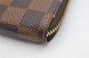 Authentic Louis Vuitton Damier Zippy Long Wallet Purse N60015 LV 1875K