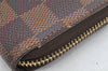 Authentic Louis Vuitton Damier Zippy Long Wallet Purse N60015 LV 1875K