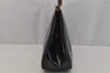 Authentic GUCCI Vintage Bamboo Shoulder Hand Bag Purse Leather Black 1876J