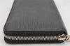 Authentic Louis Vuitton Epi Zippy Long Wallet Purse Black M60072 LV 1876K