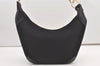 Authentic GUCCI Vintage Shoulder Hand Bag Nylon Leather 0014158 Black 1878J