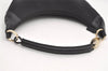 Authentic GUCCI Vintage Shoulder Hand Bag Nylon Leather 0014158 Black 1878J