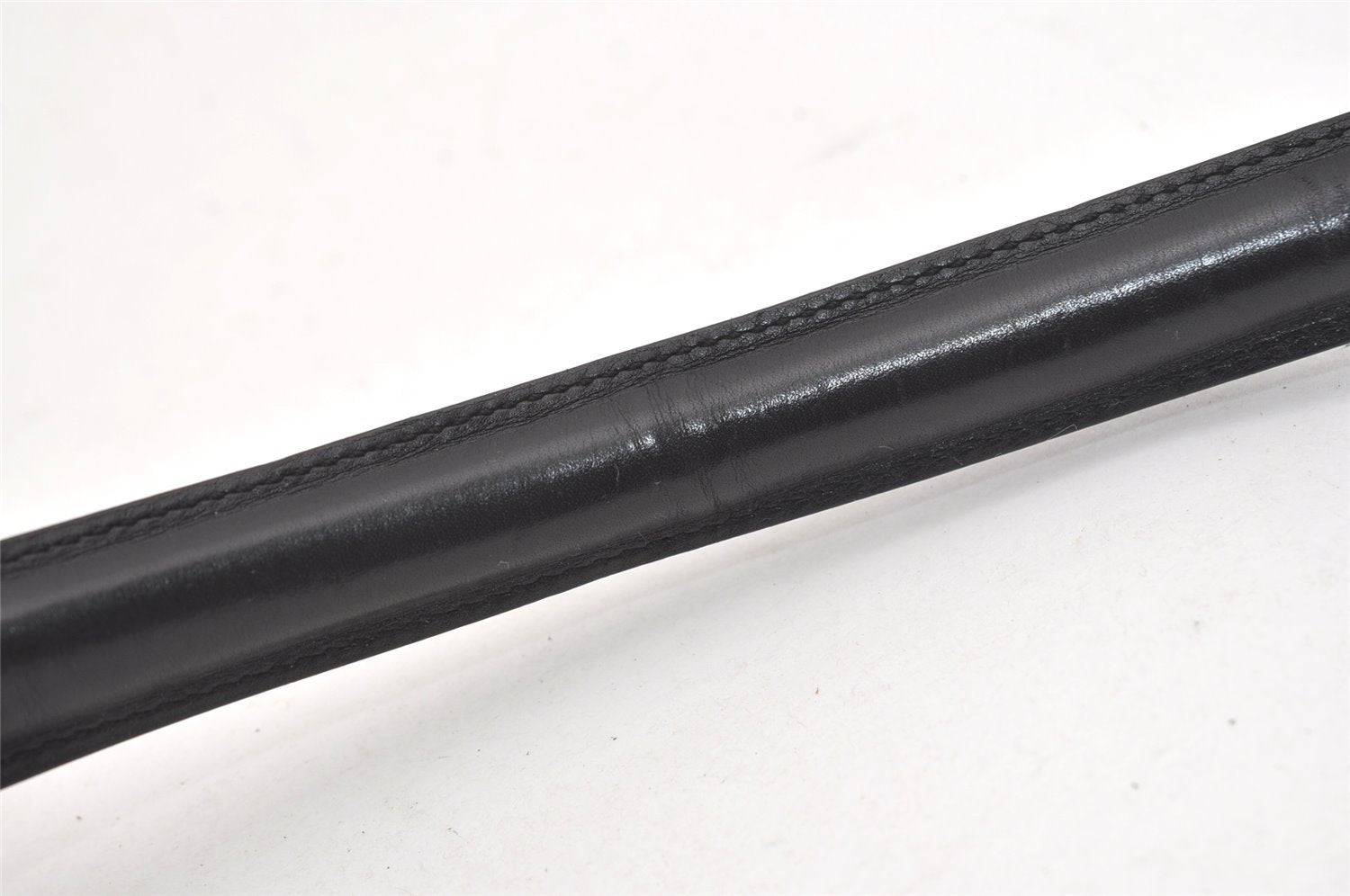 Authentic GUCCI Vintage Shoulder Hand Bag Nylon Leather 0014158 Black 1878J