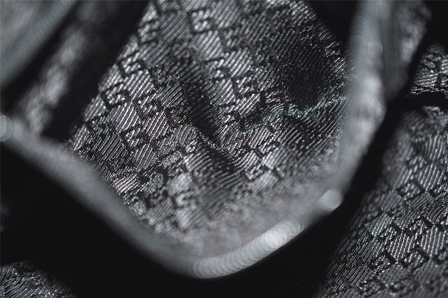 Authentic GUCCI Vintage Shoulder Hand Bag Nylon Leather 0014158 Black 1878J