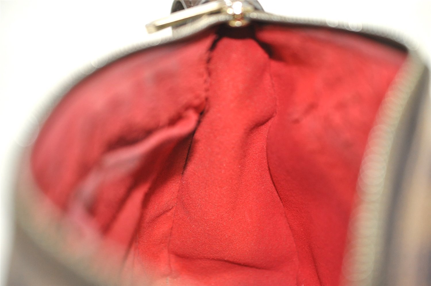 Authentic Louis Vuitton Damier Ravello GM Shoulder Bag N60006 LV 1879I