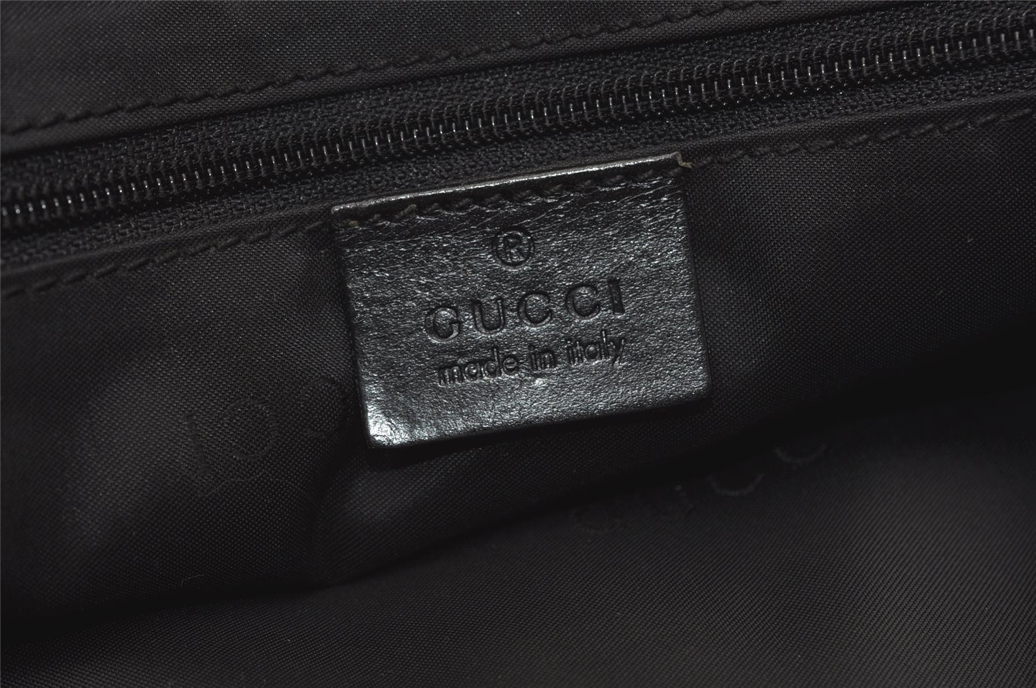 Authentic GUCCI Vintage Shoulder Hand Bag Purse Nylon Leather Orange 1879J