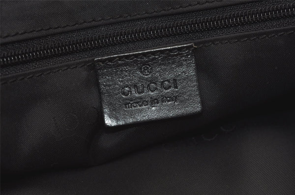 Authentic GUCCI Vintage Shoulder Hand Bag Purse Nylon Leather Orange 1879J