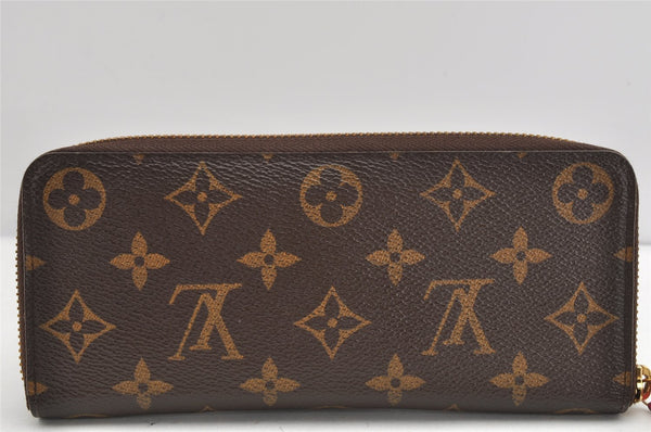 Authentic Louis Vuitton Monogram Portefeuille Clemence Wallet M60742 LV 1879K