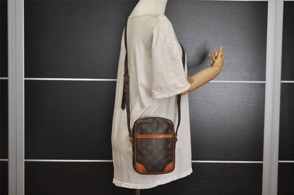 Authentic Louis Vuitton Monogram Danube Shoulder Cross Body Bag M45266 LV 1880I