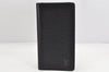 Authentic Louis Vuitton Epi Porte Cartes Credit Yen Wallet Black M63212 LV 1881K