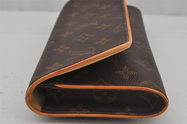 Authentic Louis Vuitton Monogram Pochette Twin GM Shoulder Bag M51852 LV 1886J