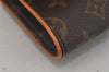 Authentic Louis Vuitton Monogram Pochette Twin GM Shoulder Bag M51852 LV 1886J
