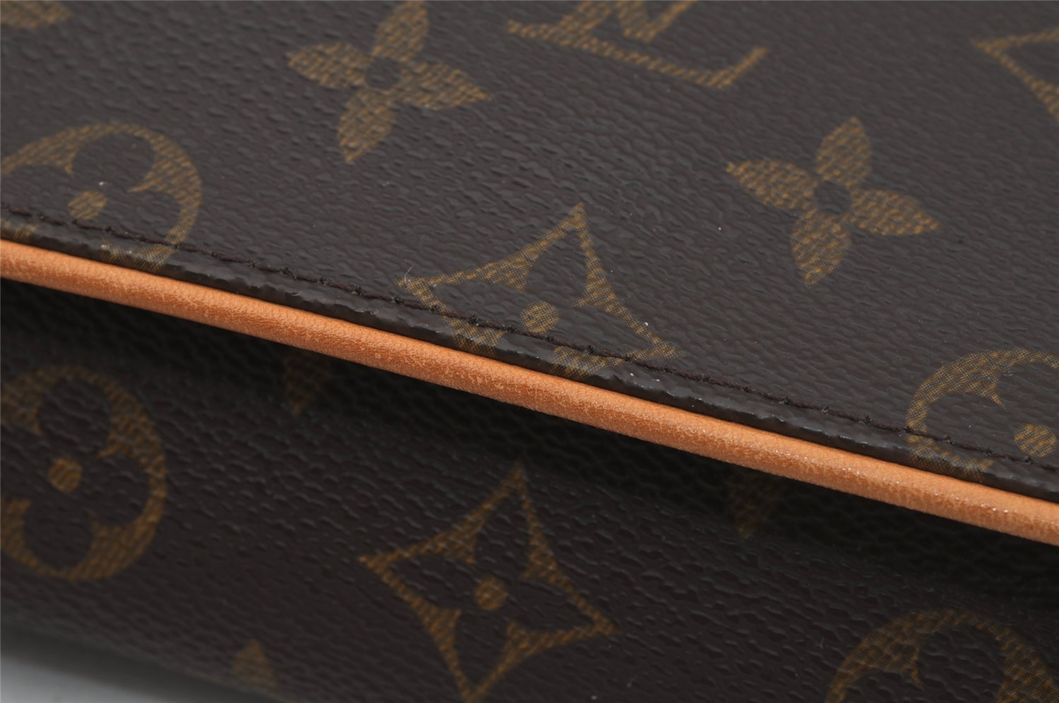 Authentic Louis Vuitton Monogram Pochette Twin GM Shoulder Bag M51852 LV 1886J