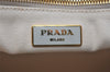 Authentic PRADA Canapa L Canvas Tote Hand Bag Blue White 1889I