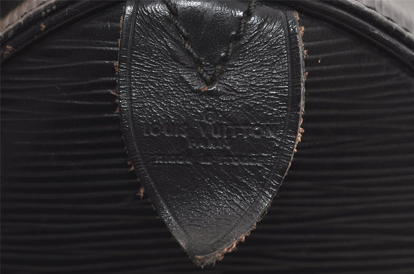 Authentic Louis Vuitton Epi Keepall 45 Boston Travel Bag Black M42972 LV 1889J