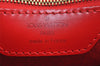 Auth Louis Vuitton Epi Saint Jacques Shopping Shoulder Bag Red M52267 LV 1890I