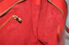 Auth Louis Vuitton Epi Saint Jacques Shopping Shoulder Bag Red M52267 LV 1890I