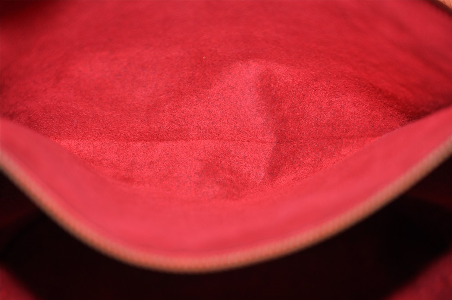 Auth Louis Vuitton Epi Saint Jacques Shopping Shoulder Bag Red M52267 LV 1890I