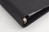 Authentic PRADA Nylon Agenda Notebook Cover Black 1890K