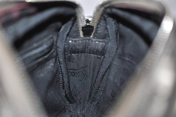 Authentic GUCCI Impreme Shoulder Cross Bag GG PVC Leather 201447 Khaki 1893I