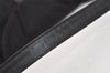 Authentic FENDI Mamma Baguette Shoulder Hand Bag Jersey Leather Black Junk 1893J