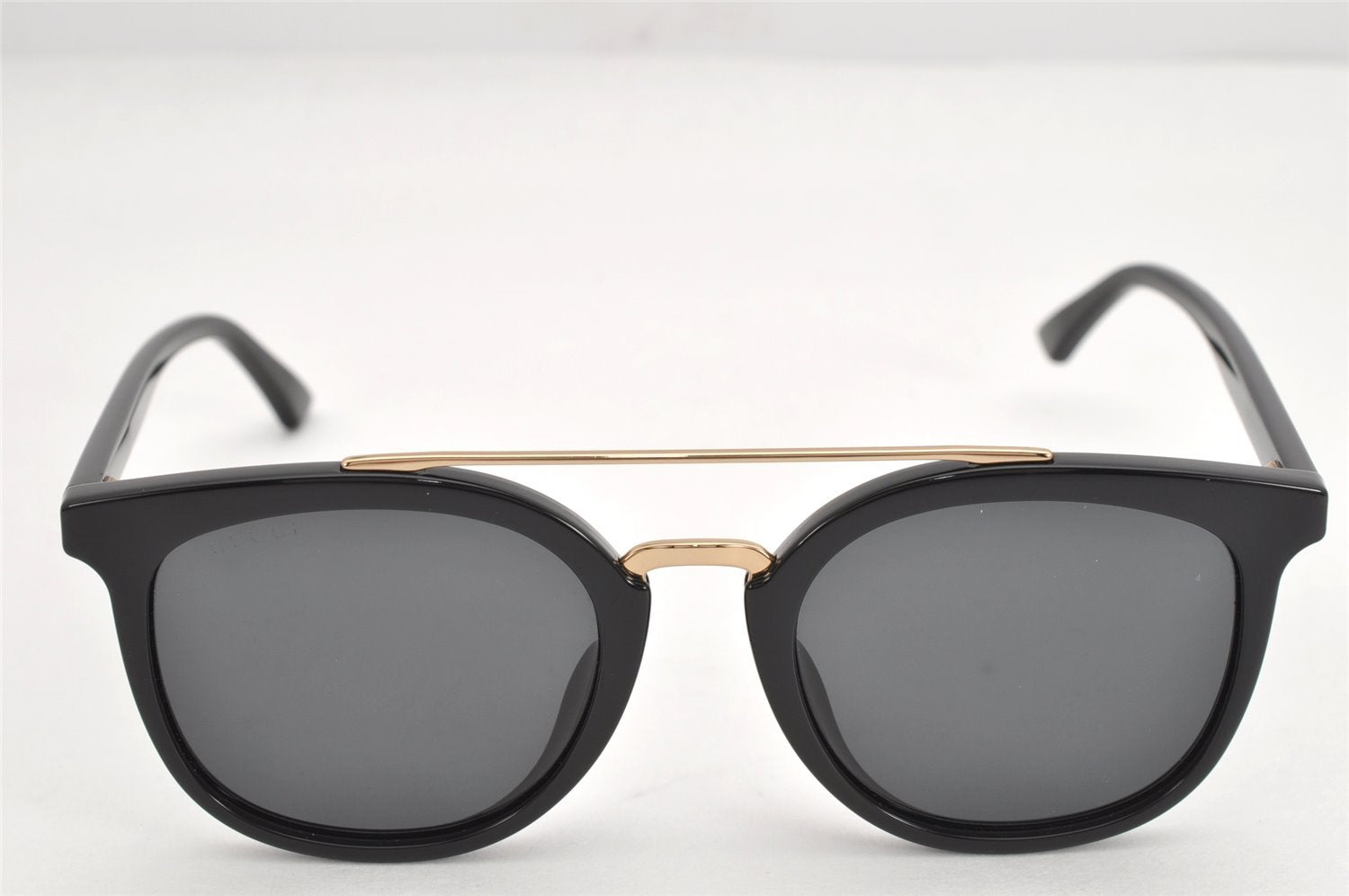 Authentic GUCCI Vintage Sunglasses GG 0403SA Plastic Black Gold 1893K