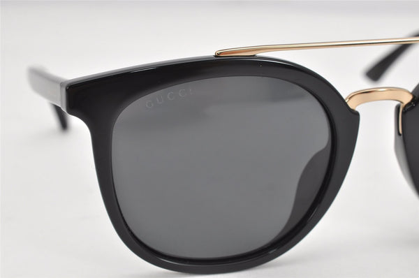 Authentic GUCCI Vintage Sunglasses GG 0403SA Plastic Black Gold 1893K