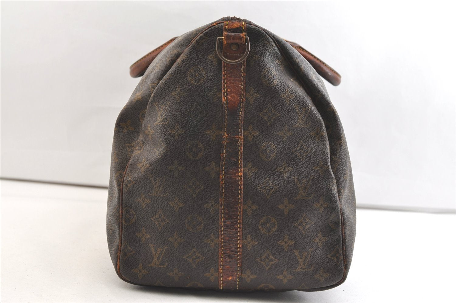 Authentic Louis Vuitton Monogram Keepall Bandouliere 55 M41414 Boston Bag 1895K