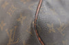 Authentic Louis Vuitton Monogram Keepall Bandouliere 55 M41414 Boston Bag 1895K