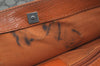 Authentic GUCCI Vintage Tote Hand Bag GG PVC Leather 117551 Brown 1896I