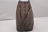 Authentic Louis Vuitton Damier Neverfull MM Shoulder Tote Bag N51105 LV 1896J