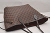 Authentic Louis Vuitton Damier Neverfull MM Shoulder Tote Bag N51105 LV 1896J