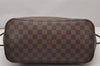 Authentic Louis Vuitton Damier Neverfull MM Shoulder Tote Bag N51105 LV 1896J