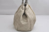 Authentic GUCCI Guccissima Sukey Hand Tote Bag GG Leather 211944 White 1896K