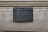 Authentic GUCCI Vintage Shoulder Tote Bag GG Nylon Leather 295252 Black 1897I